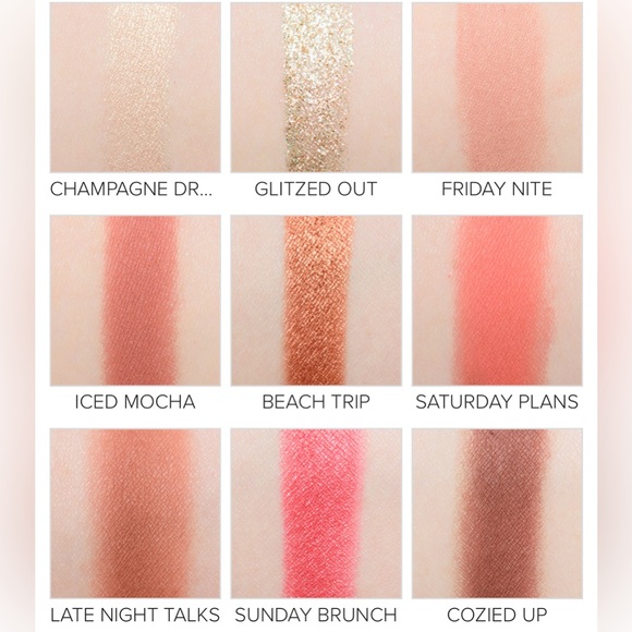 ColourPop Weekend Mood Pressed Powder Eye Shadow Palette Neutrals & Corals NIB - Picture 8 of 13